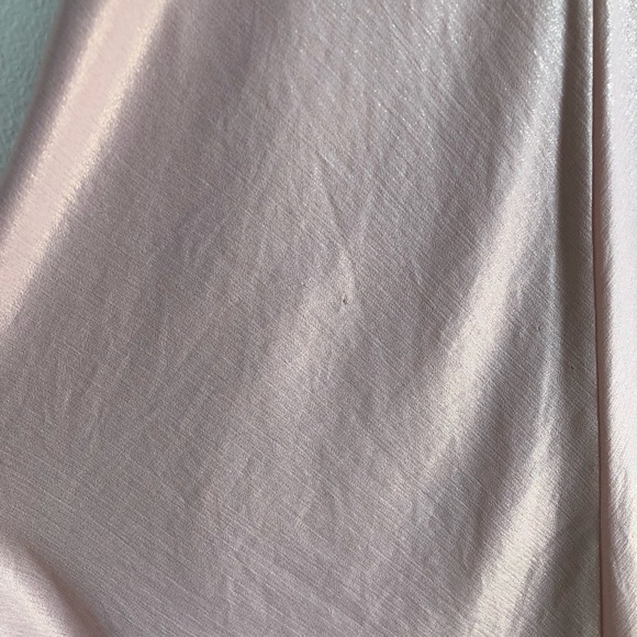 Antonio Milani shimmering pink midi faux wrap dress size 2 - Picture 5 of 8